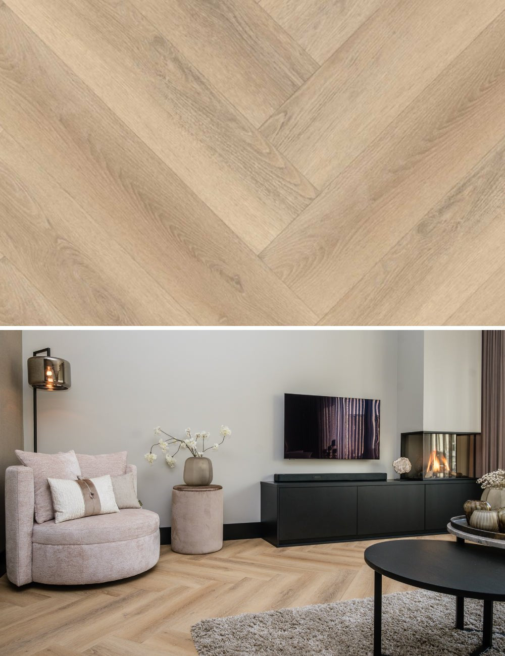 Belakos Palazzo Visgraat XL 75 Dryback PVC