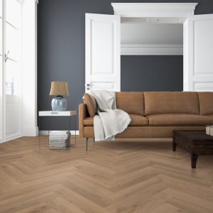 Belakos Rustico Visgraat 30 Dryback PVC - Rustiek eikenlook plak pvc
