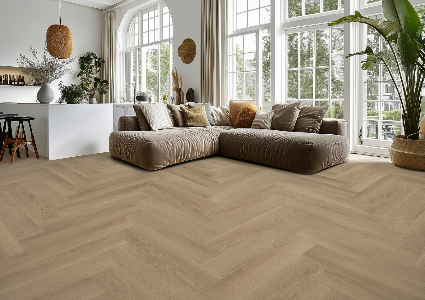 Gelasta Highland Visgraat 2603 (dryback) Naturel - Afbeelding 2