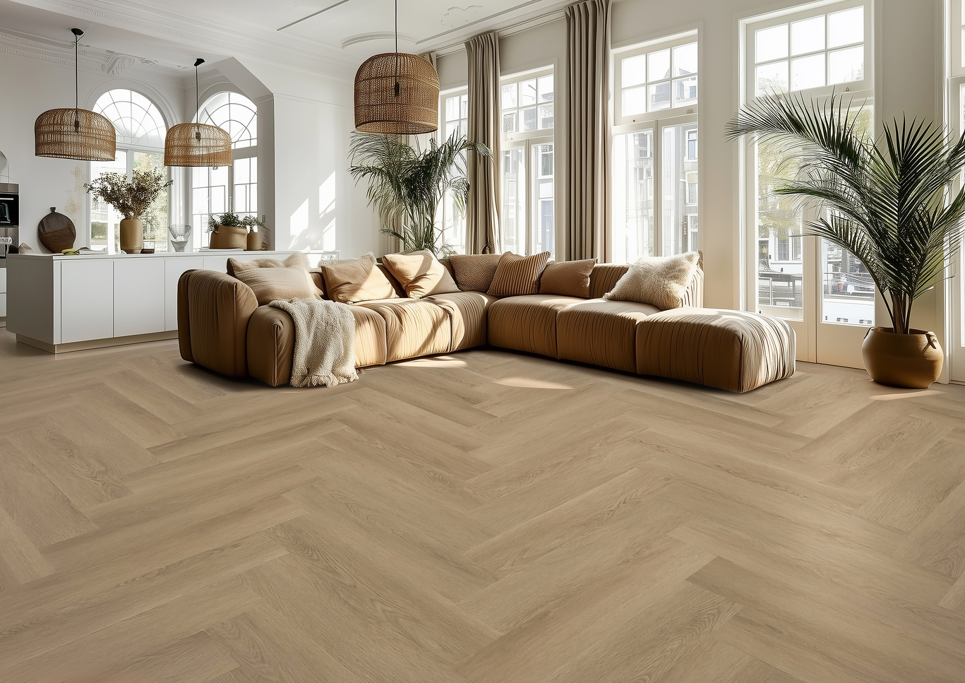 Gelasta Highland Visgraat 2603 (dryback) Naturel - Afbeelding 3