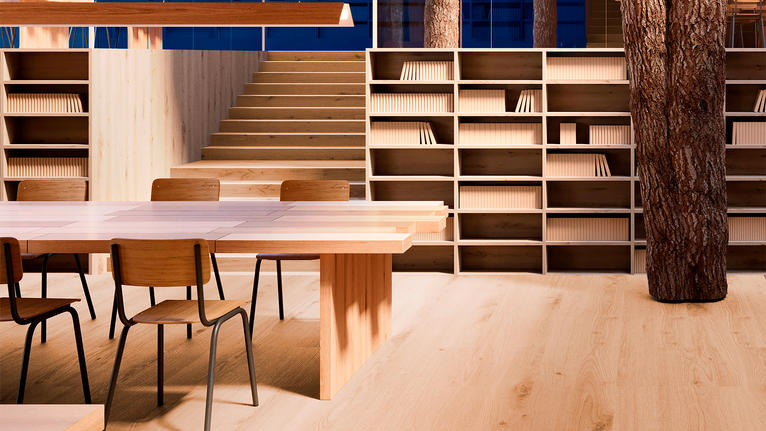 Tarkett iD Inspiration 55 Classics Scandinavian Oak Natural - Afbeelding 3